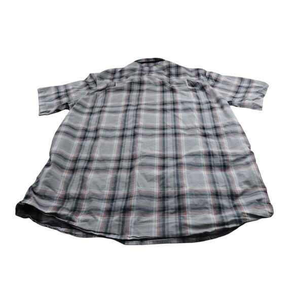 Carhartt Relaxed- Fit Gray Plaid Button Up Men's Shirt XL - Picture 7 of 8